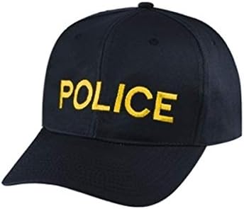 Униформите на Полицията в света - Шапка / Нашивка на шапка - Златисто-Черна, Регулируем на Полицията, Шериф, CHP, Охрана, Нашивка на