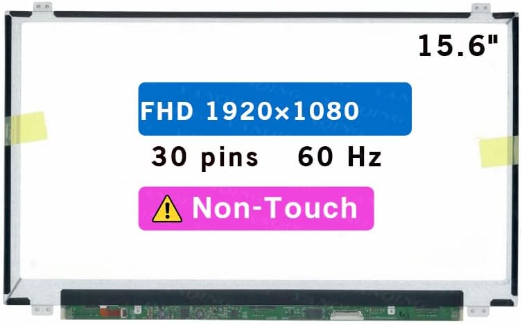 Подмяна на екрана за Dell G3 15 3500 3579 15,6FHD 1920x1080 30-пинов LCD дисплей Без докосване на екрана