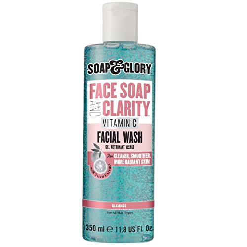 Сапун за измиване на Soap & Glory Face Яснота с витамин С, 11,8 течни унции (1 опаковка)
