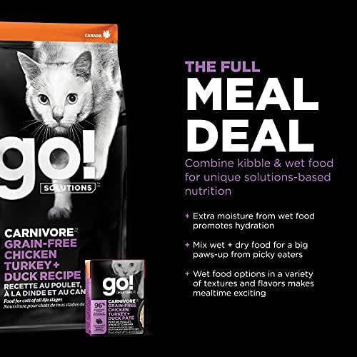 РЕШЕНИЕ Суха Храна за котки от Carnivore Беззерновой, 8 кг - Пилешко, Пуешко + Патица По рецепта - Суха храна за котки с високо съдържание