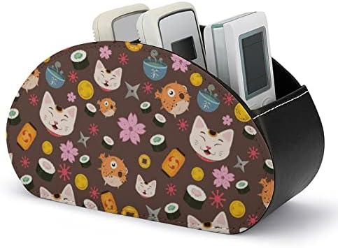 Японски котка и суши, държач за дистанционното управление на телевизор, настолен органайзер, Кутия за съхранение на козметика, канцеларски
