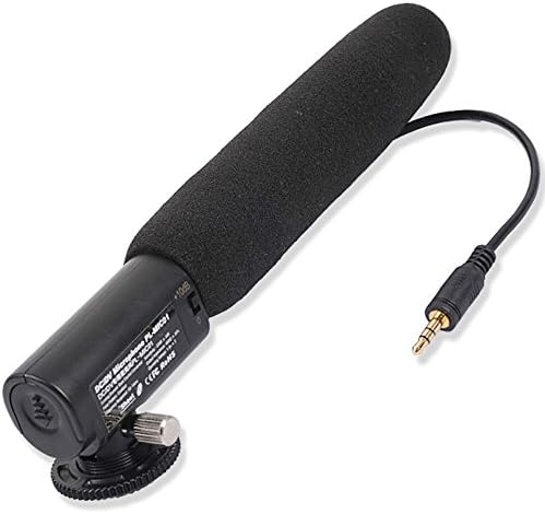 Специален микрофон, DC/DV Микрофон с аудиоразъемом 3,5 мм цифров огледално-рефлексен фотоапарат и видеокамера - Регулира ъгъла на наклон