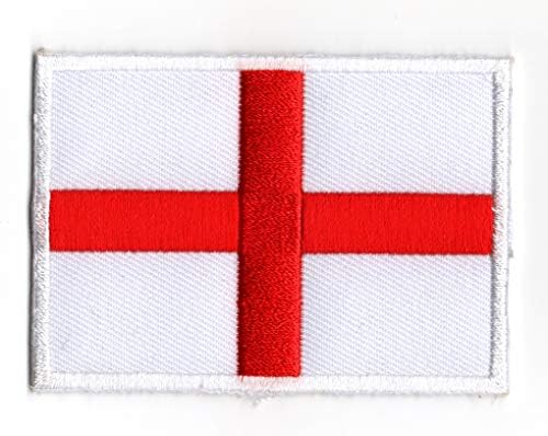 Флаг на Англия Гладим на нашивке, пришиваем Бродирана Иконата, Парцел Ленти с Аппликацией (Гладим или пришиваем)