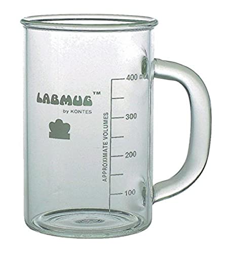 Чаша от borosilicate стъкло Kimble 318000-0000 Berzelius с дръжка от цели пръчка, с капацитет от 500 мл (калъф от 6 броя)