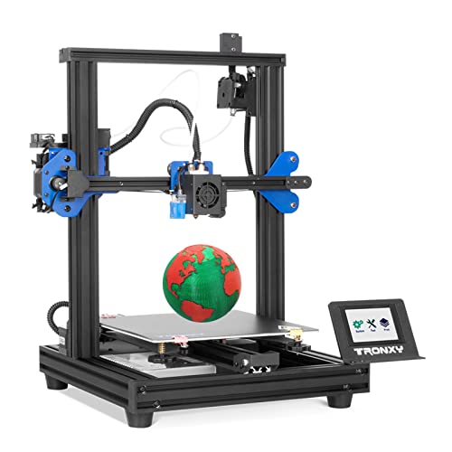 3D принтер PENCHEN FDM Печат 255x255x245 мм/10x10x9,6 инча, Размер на изграждане Накрайник 2 В 1 с двойно титанов щанга с экструдером