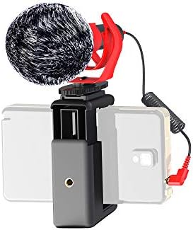 Професионален Висококачествен Кардиоидный Компактен микрофон-пушка със защита от вятър Deadcat за беззеркальных камери, рефлексни фотоапарати