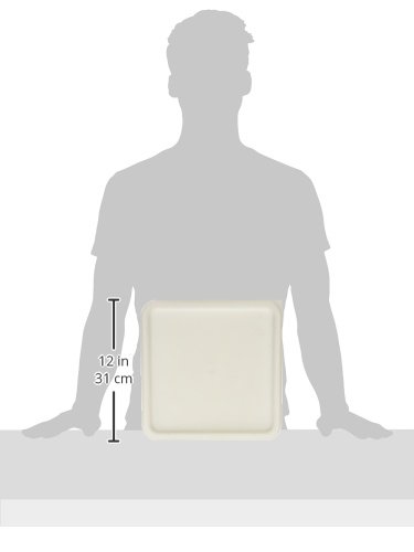 Квадратна капачка Winco PE, 12, 18 и 22 литра, Бял, Среден размер