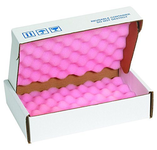 Антистатична Пяна втулки марка Partners PFSA10104, 10 x 10 x 4, розово-бели (опаковка от 24 броя)