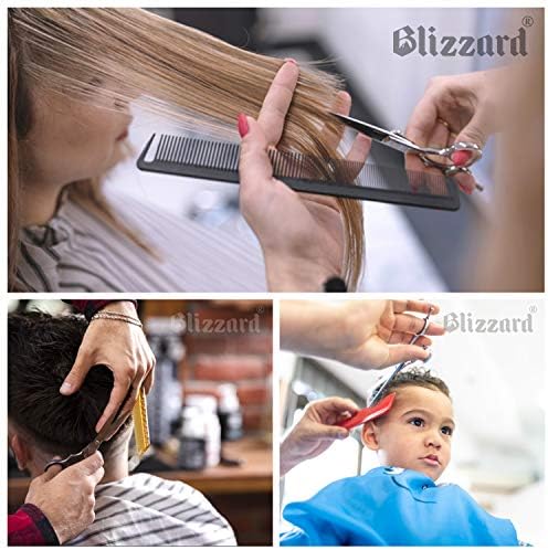 Професионални ножици за подстригване на Blizzard – 5,5-инчови ножица за подстригване на коса VG10 Cobalt с Остри, като Бръснач, остриета