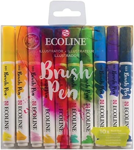 Комплект четки EcoLine от 10 цвята Illustrator (11509807)