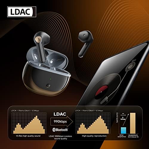 Bluetooth-слушалки SoundPEATS Q30 HD и безжични слушалки Air3 Deluxe HS със сертификат за Hi-Res Audio кодек и LDAC