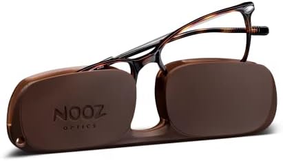 Очила за четене NOOZ Оптика - Правоъгълна форма - Увеличително Ридеры за мъже и Жени - Bao Model Essential Collection