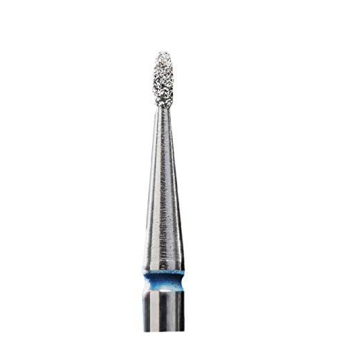 STALEKS PRO Flame drop, Диамантена електронна пила за пробиване на ноктите 1,2 мм – средно зърно, руски електрически пилочки (брой 1)