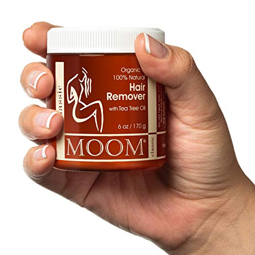 Комплект за восъчни епилация MOOM Organic Sugar с масло от чаено дърво и лайка - Естествен Безболезнено Восъчни обезкосмяване – Идеално