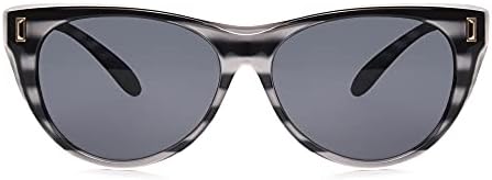 Дамски слънчеви очила Betsey Johnson Earn Your Stripes Fitsover Cat Eye от Betsey Johnson