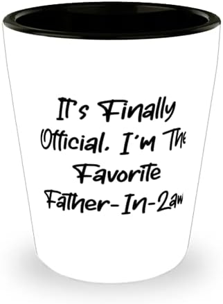 Уникална чаша за свекър, най-Накрая официално, Аз съм Любимият Quiz, Подарък за татко, Полезен подарък От сина си