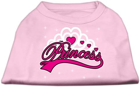 Тениска за кучета с принтом Аз съм принцеса Розова Lg (14)