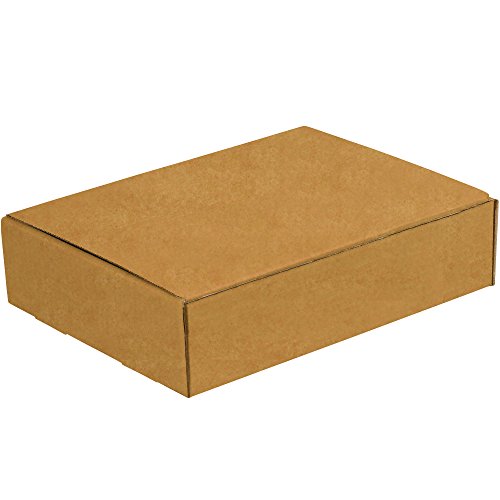Пощенски кутии за литература от крафт-хартия Aviditi Brown, 12 1/8 x 9 x 3 1/4 инча, опаковка по 50 броя, устойчиви на раздавливанию