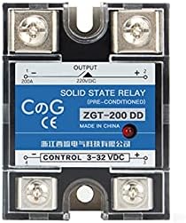 CG SSR-200DD 200A 220V 380V 600V монофазен радиатор за постоянен ток с високо напрежение JGX DC Control от 3-32VDC до 5-220VDC твердотельное