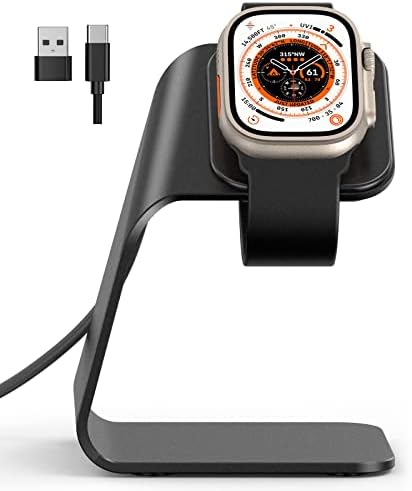 Докинг станция за зарядно устройство, съвместимо с Apple Watch Серия Ultra/8/7/6/ SE/SE2/5/4/3/2/1, Замяна Поставка за Зарядно устройство,