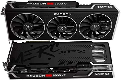 Детска видео карта XFX Speedster MERC319 AMD Radeon RX 6900 XT Black с 16 GB GDDR6, HDMI 2,1, 2xDP, USB-C, AMD RDNA 2 RX-69XTACBD9