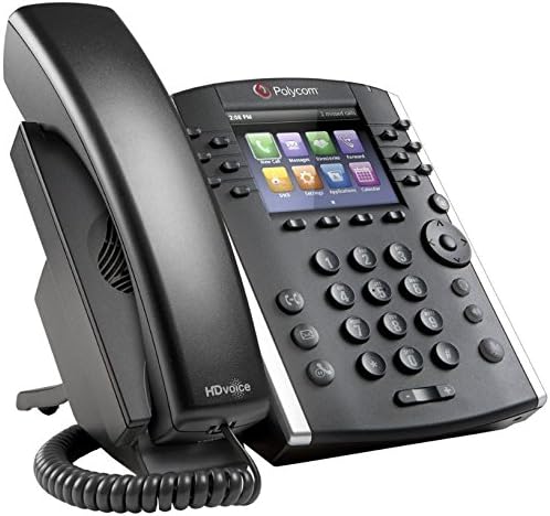 Бизнес-медии-телефон Polycom VVX 400 серия POE (захранване включено в комплекта)