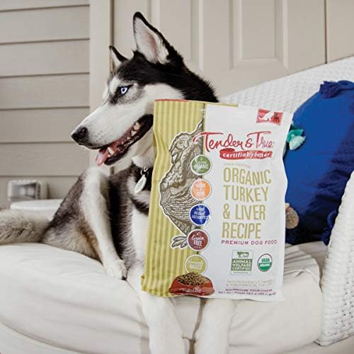 Храна за кучета Tender & True Pet Nutrition, рецепта от биологично турция и черния дроб, и 20 килограма (46012)