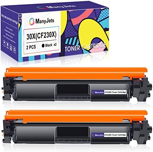 Подмяна на съвместим тонер касета ManyJets 30X CF230X за HP 30X CF230X 30A CF230A Работи с принтера HP Pro MFP M227fdw M227sdn M227fdn