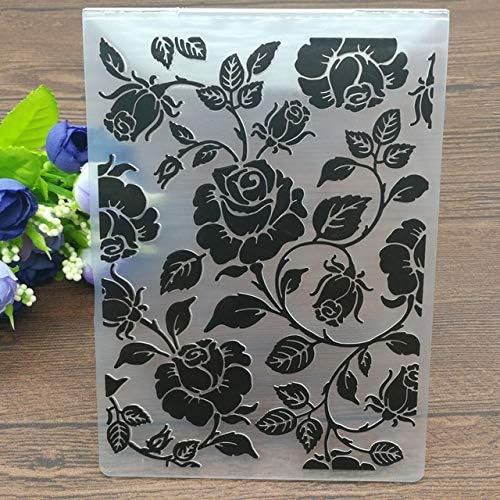 Роза от Пластмасови Папки с Оборудван, за САМ Scrapbooking Хартиени Изделия/Производство на пощенски Картички, Декоративни Аксесоари
