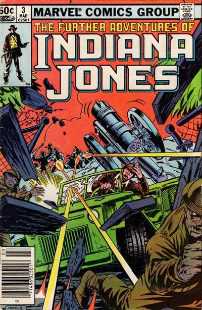 По-нататъшните приключения на Индиана Джоунс, № 3 (павилион за вестници) по VF; Комиксите на Marvel