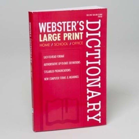 Речник Webster ' s Large Print 2014 - 2 опаковки!