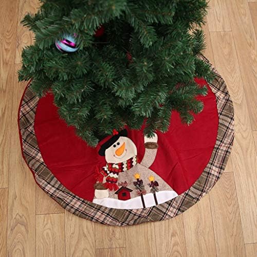 Поли за коледно GYH Пола за Коледната елха, Етаж килим от зебло за коледните празници 105 см, мат, за елхи, подходящи за украса на дома