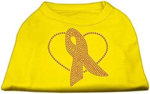 Риза с Кристали от Розова Лента Mirage Pet Products, Голяма, Жълта