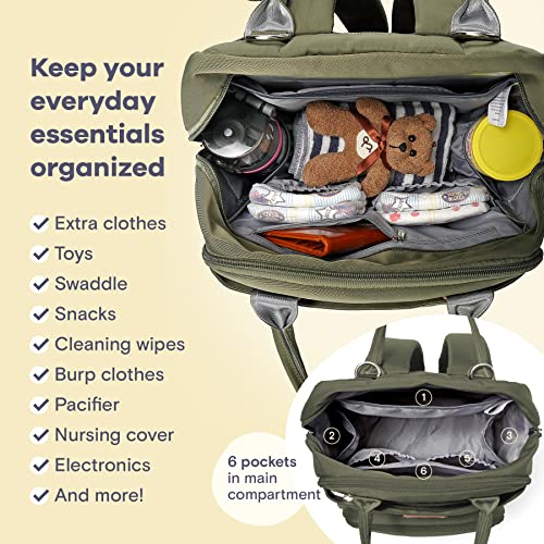 Набор от необходими аксесоари RUVALINO Бебе за родителите си в Пътя, Чанта за памперси, Раница и Органайзер за детска количка