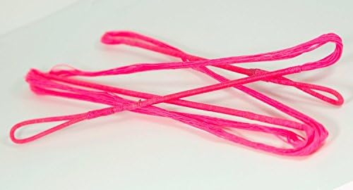 Flo Pink B-50 Лавсановая Замяна Извити тетива за лък - Действителната дължина на низа - 18 нишки на низа за лък
