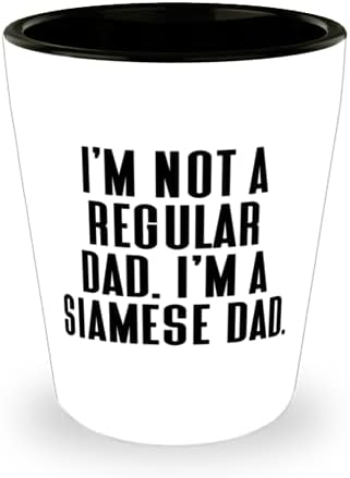 Аз не съм Обикновен баща. Аз сиамски татко. Чаша, Керамика Чаша За Сиамски Котки, Забавление За Сиамски Котки