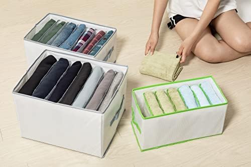 4 Опаковки (светло зелен), Обновен здрав Органайзер за дрехи в гардероба си, вграден в полипропиленовую дъска, Кутия за съхранение на