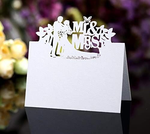 Плашки вырезывания метални двойки Колелото за Карти, места за Направата на Картички с Името на Сватбата като Украса на масата на Сватбената