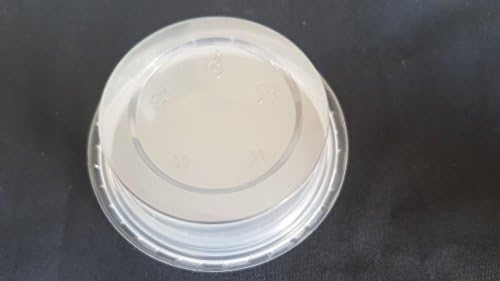 Комплект 50шт Малко от 2,5 грама (80 мл) Пластмасови за Еднократна употреба Кръгли Съдове-Кофи За Замразяване на Хранителни Продукти