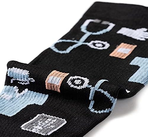 LEOSTEP 4 Двойки Компрессионных чорапи за Жени и Мъже, за Медицински Сестри, Грижа за болни, Джогинг