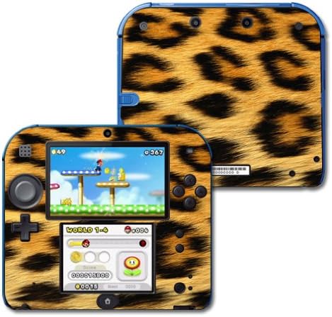 Корица MightySkins Съвместими с Nintendo 2DS - Cheetah | Защитно, здрава и уникална Vinyl стикер | Лесно се нанася, се отстранява и обръща