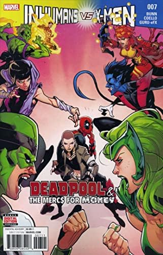 Дэдпул и наемници за пари (2 серия) 7 VF / NM ; Комиксите на Marvel | Нелюди срещу X-men