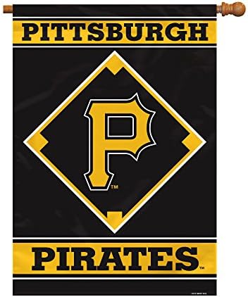 Банер MLB Pittsburgh Pirates House, 28 x 40 Инча, Отборен цвят
