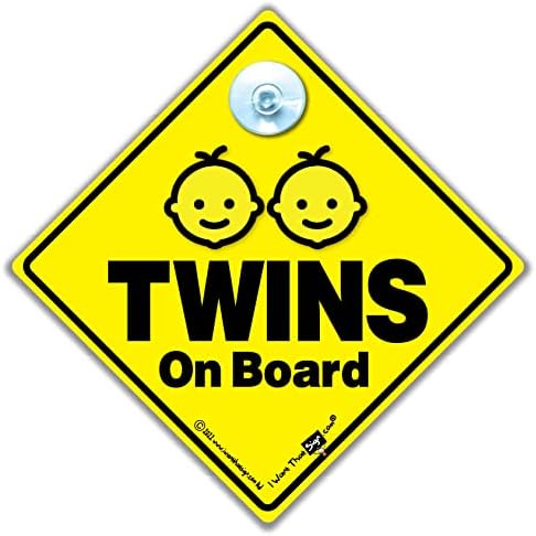 Знакът Близнаци на борда, Знак Бебе на борда за Близнаци, Авто знак Близнаци на борда, Необвързваща Авто Знак, Предназначени за други