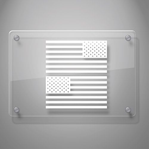 Yoonek Графична стикер с американския флаг на Съединените Щати за прозореца на колата, лаптопа, мотоциклет, Стени, огледала и много други.
