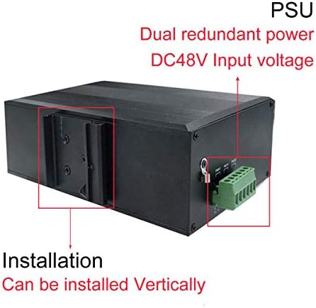 Мрежов комутатор OLYCOM POE Промишлен 8-port Gigabit Ethernet На Din-шина IP40 с 2 елемента Индустриални 1000Base-SX 850nm Двойно Влакно