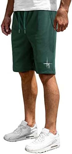 Мъжки Спортни къси панталони GORGLITTER с завязками на Кръста и Джобове