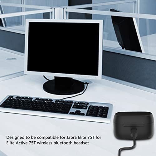 Кутия за зареждане на слушалките 75T, Преносим Калъф За зареждане на USB капацитет 700 mah, Bluetooth Слушалки, Водоустойчив Безжична