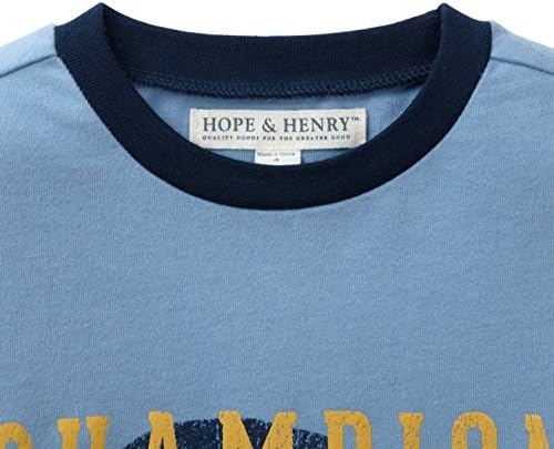 Класическа тениска с изображение за момчета Hope & Henry