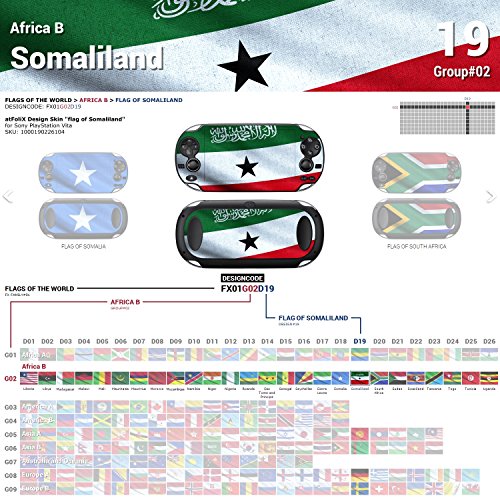 Дизайнерски кожа Sony PlayStation Vita флаг Сомалиленда - Стикер-стикер за PlayStation Vita